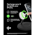 Pikkukuva 3 / 4: Belkin BoostCharge 3-in-1 Latausasema Qi2 MagSafe-laturilla iPhone 16:lle, Apple Watchille, AirPointeille, Musta