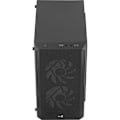 Miniatyrbild 3 av 4: PC-fodral - AEROCOOL - CS-107-A V2 - Fodral utan strömförsörjning - Minitorn - Micro-ATX-format - Svart (ACCS-PC14032.11)