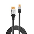 Miniatyrbillede 2 af 2: Lindy 36311 DisplayPort kabel 1 m Mini DisplayPort Grå (1M CROMO MINI DISPLAYPORT TIL - DISPLAYPORT KABEL) - 4002888363112