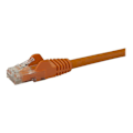 Miniatyrbillede 3 af 3: Cat6 Gigabit UTP netværkskabel uden krog 2m - STARTECH - Orange - Crosstalk reduktion