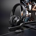 Miniatyrbillede 6 af 6: Kablede headset - Hoco - Magic Tour (W103) - Gaming - Sort - Indbygget mikrofon