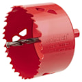 Miniatyrbillede 1 af 5: BiM Multi Material Hulsav - WOLFCRAFT - Diameter 83 mm - Skæredybde 40 mm Rød