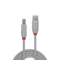 Pikkukuva 2 / 2: Lindy 36683 USB-kaapeli - 2 m - USB A - USB B - 2,0 - 480 Mbit/s - Harmaa
