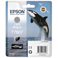 Miniatyrbillede 1 af 2: EPSON T7607 lys sort blækpatron - Orca (C13T76074010)