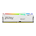 Pikkukuva 2 / 3: RAM-muisti KINGSTON 32GB DDR5 6000MT/s CL30 DIMM FURY Beast White RGB XMP