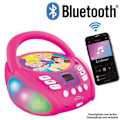Miniatyrbillede 2 af 5: Bluetooth CD-afspiller Disney Princess med Lyd- og Lys Effekter Rosa