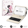 Miniatyrbillede 2 af 2: Tabletui med mikro-USB-tastatur - Type C, spansk tastatur, 11" tommer, magnetisk lukning - SUBBLIM