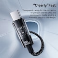 Pikkukuva 4 / 6: USB-C kaapeli Type-C, Supernopea Lataus 100W, 2m - Baseus Gem (P1037373000111-01) - Cluster Black