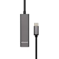 Miniatyrbillede 1 af 2: Aisens - A109-0403 - USB 3.1 USB-C Hub, USB-C han til 4 x Type A hun, Grå, 15 cm