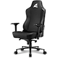 Miniatyrbillede 1 af 2: Gaming stol - SHARKOON - SGS40 - Sort syntetisk læder - Justerbare armlæn - 160° tilbagelænet ryglæn Flerfärgad
