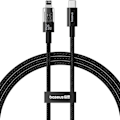 Pikkukuva 2 / 6: USB-C - Lightning -kaapeli, Nopea Lataus 20W, 2m - Baseus Gem (P1037300111111-01) - Musta Klusteri