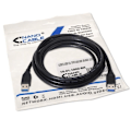 Miniatyrbillede 2 af 4: Nanocable 10.01.1002-BK, 2 m, USB A, USB A, 3.0 (3.1 Gen 1), Han-Han, Sort