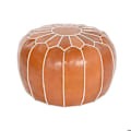 Miniatyrbillede 1 af 3: Pude - DKD Home Decor - Loft - Polyester - Læder - 50x50 cm kamel