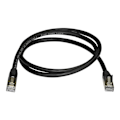 Miniatyrbillede 1 af 4: STARTECH Netværkskabel Cat6a STP skærmet uden krog - 1 m Sort - RJ45 Ethernet kabel modstandsdygtigt over for sammenfiltring - Patch kabel