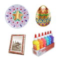 Miniatyrbild 2 av 3: Set med 6 ogenomskinliga lim 180ml - Omedelbar - Sortiment av 6 färger - Creative Leisure - 14391 TU Sortiment