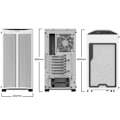 Miniatyrbillede 2 af 5: Be Quiet Pure Base 500DX ATX PC-taske, hvid (BGW38)