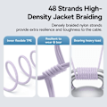 Miniatyrbillede 4 af 6: USB-C til Lightning-kabel, Hurtigopladning 20W, 1m - Baseus Gem (P1037300151111-00) - Nebula Purple