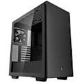 Miniatyrbillede 1 af 4: Middelstående PC-kabinet uden strømforsyning - DEEPCOOL CH510 (Sort) - E-ATX/ATX/Micro ATX - 1x120mm - USB 3.0/HD Audio - Hærdet glas