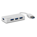 Miniatyrbild 3 av 4: 4-portars USB 3.0 Hub - TRENDNET TU3-H4E - USB-driven
