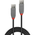 Miniatyrbillede 2 af 2: LINDY USB 2.0 type A / A-kabel - Anthra Line - 1m