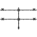 Miniatyrbillede 1 af 2: Udstyr 650160 Mobilt skrivebordsbeslag til 6 skærme 17"-32"