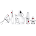 Miniatyrbillede 5 af 6: Batteur - BOSCH - MFQP1000 - 300 W - 2 hastigheder + turbo - 2 rustfrie piskeris hvid