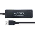 Pikkukuva 1 / 2: Aisens USB 2.0 Hub Type A/M-4xtype A/H Musta 30 cm