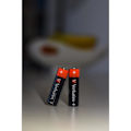 Miniatyrbillede 3 af 3: Verbatim AA alkaliske batterier, alkaliske, cylindriske, 1,5 V, 10 stk., AA, sorte, røde