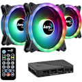 Miniatyrbild 1 av 4: AEROCOOL Duo 12 Pro (3-pack) - 120 mm A-RGB-fläkt för låda