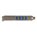 Pikkukuva 1 / 3: 4-porttinen USB 3.0 PCI Express -kortti UASP:llä - STARTECH - PEXUSB3S4V - SuperSpeed - SATA-virtalähde