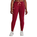 Pikkukuva 3 / 4: Under Armour Rival Fleece Joggers 1356416-664, naiset, punainen, housut Röd S