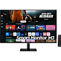 Miniatyrbillede 1 af 6: PC-skærm - SAMSUNG - SMART MONITOR M7 DM700 - 32" UHD 4K - VA panel - 60Hz - HDR10 - USB-C 65W - HDMI - Højttalere - Sort