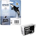 Miniatyrbillede 2 af 2: EPSON T7609 lys sort blækpatron - Orca (C13T76094010)