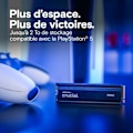 Pikkukuva 4 / 6: CRUCIAL - P510 - Sisäinen SSD - 1 To - PCIe Gen4 NVMe M.2 - Mukana jäähdyttäjä - Lukunopeus jopa 1100 Mo/s - CT1000P510SSD5