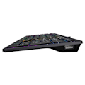 Miniatyrbillede 4 af 4: QWERTY-spilklaviatur A4Tech FX60H 2x USB-porte Plug & Play USB-forbindelse 1,5 m kabellængde (neonbelysning)