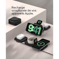 Miniatyrbillede 3 af 3: Trådløs oplader - BELKIN - BOOST CHARGE PRO 3i1 - 15W - Sammenfoldelig - Qi2