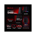 Miniatyrbillede 2 af 6: Router - TP LINK - Archer GXE75 - Wi-Fi 6E Tri-band - 5 Ethernet-porte - Kompatibel med Alexa