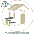Miniatyrbillede 6 af 6: Smoby Life - Piknikbord, der kan tilpasses Smoby-huse - 2 bænke