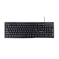 Miniatyrbillede 2 af 4: GEMBIRD KB-UM-107 TASTATUR USB ENGELSK AMERIKANSK SORT