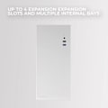 Miniatyrbild 3 av 3: Tacens ORUMX, Ultra Compact Slim Micro-ATX Minitower, stålchassi, 80 mm fläkt, vit