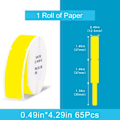 Miniatyrbillede 3 af 4: Ruban til labelmaskine Niimbot - D11TAPE02 - Label maker tape