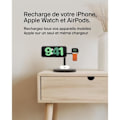 Miniatyrbillede 2 af 4: Belkin BoostCharge 3-i-1 Opladningsstation med Qi2 MagSafe-oplader til iPhone 16, Apple Watch, AirPods, Sort
