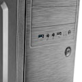 Miniatyrbillede 1 af 4: PC ATX-kabinet - Tacens - 2INITIOX - Poleret Aluminium - 120 mm blæser - Sort