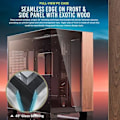 Miniatyrbillede 2 af 2: PC-kabinet - ANTEC - C8 - Frontpanel i træ - Dobbelt kammer - 360mm radiator support
