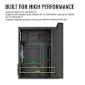 Pikkukuva 4 / 4: AeroCool Kotelo CS-109 Musta RGB USB 3.0 Mini Torni - 4711099472376