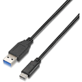 Miniatyrbillede 1 af 2: AISENS A107 – 0060 – USB 3.1-kabel (10 Gbps, 3 A, 1 M, til mobiltelefon og tablet) Farve Sort