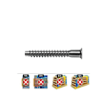 Miniatyrbillede 1 af 2: Unbraconsamlingsskrue Din / Ref Ene 5 X 50 Forzinket - GENERISK