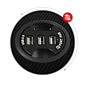 Pikkukuva 3 / 4: Pelipöytä HUZARO HERO 5.0 LED RVB - 120x60x69,5 cm, Juomakori, Kuuloketeline, PC-pöytä, Ergonominen, Pelitietokone sort