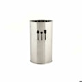 Miniatyrbillede 1 af 2: Bestikholder - DKD Home Decor - Rustfrit stål og plastik - Grå - 10x10x18 cm - 250 g silver-