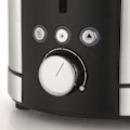 Miniatyrbillede 2 af 4: WMF LONO Brødrister med dobbelt spalte - Sort og rustfrit stål - 7 bruningsniveauer - Opvarmning af bagværk - 900W